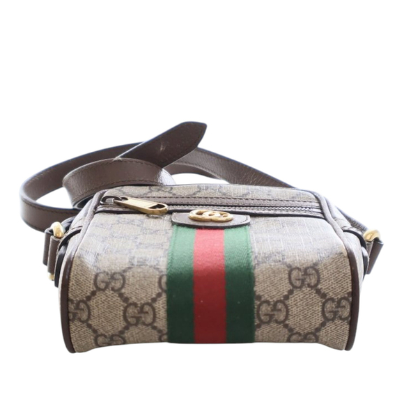 Pre-Loved Gucci Mini GG Supreme Ophidia Crossbody - Picture 4 of 12